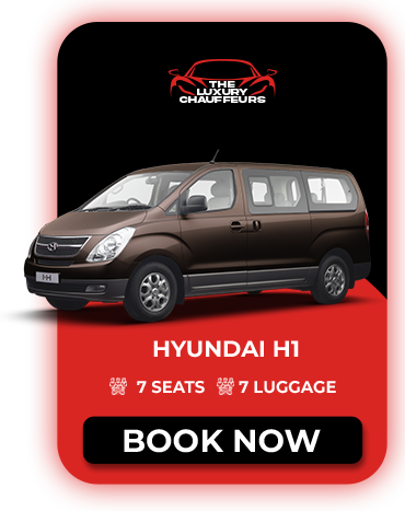 Hyundai H1 available for group transportation.